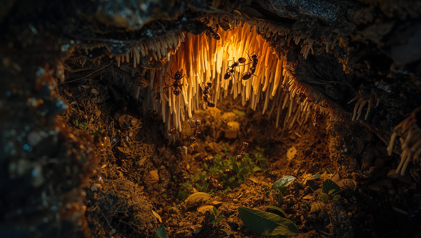 Las Hormigas Cortadoras Cultivan Hongos