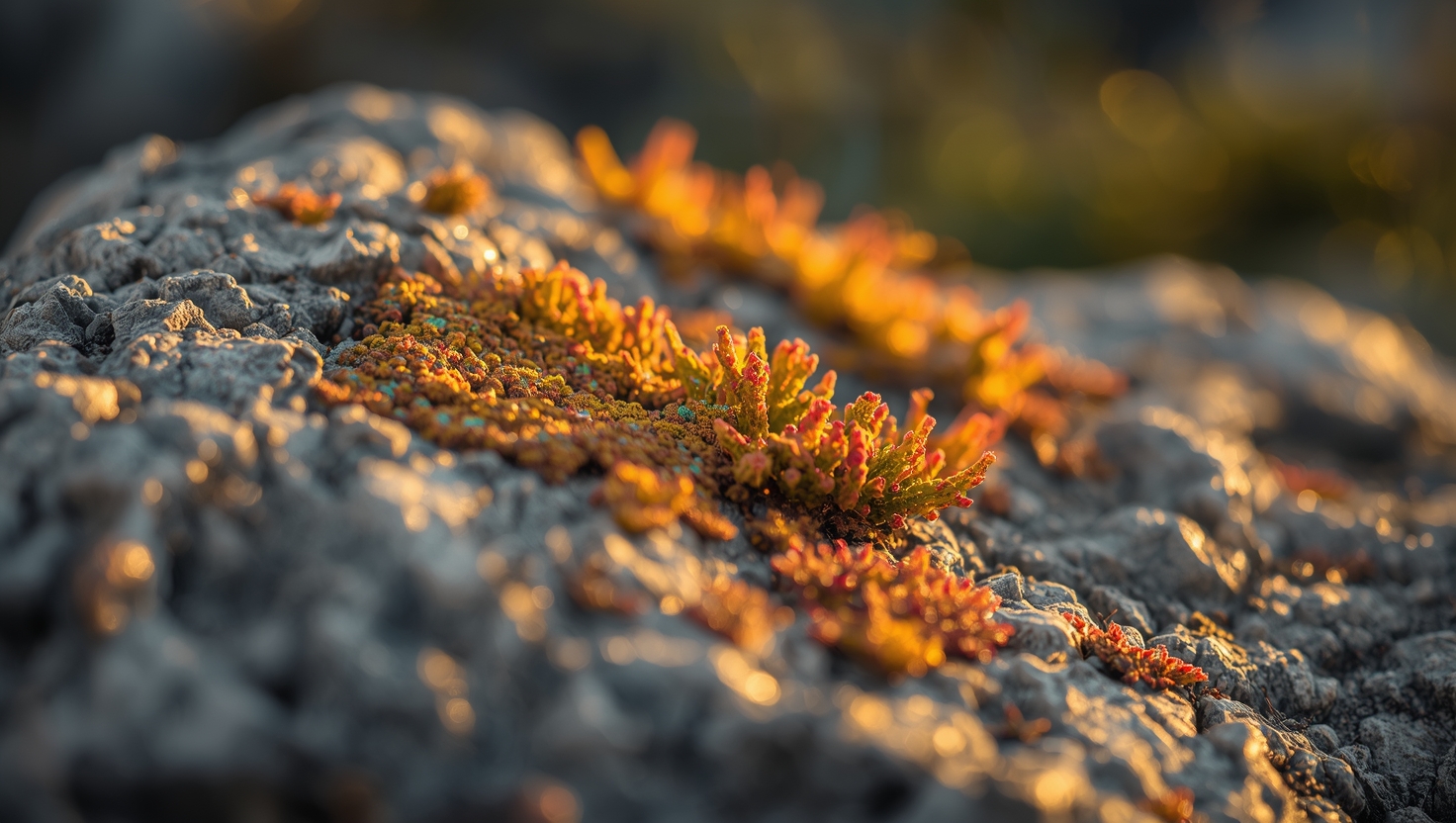 Lichens Start Soil by Breaking Down Rock