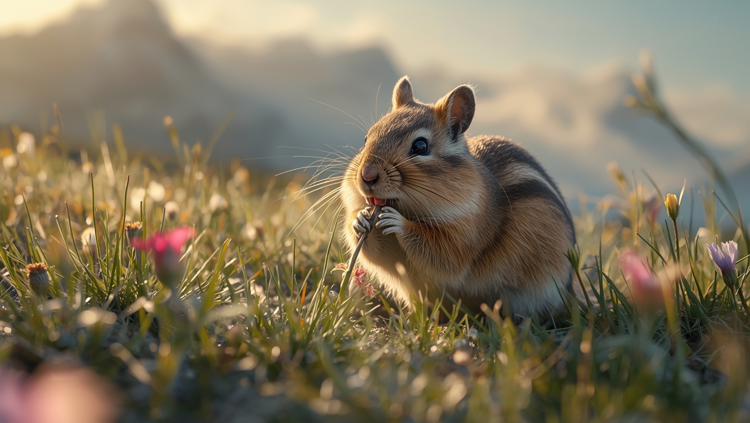 Los Pikas Cosechan “Montones de Heno” para el Invierno