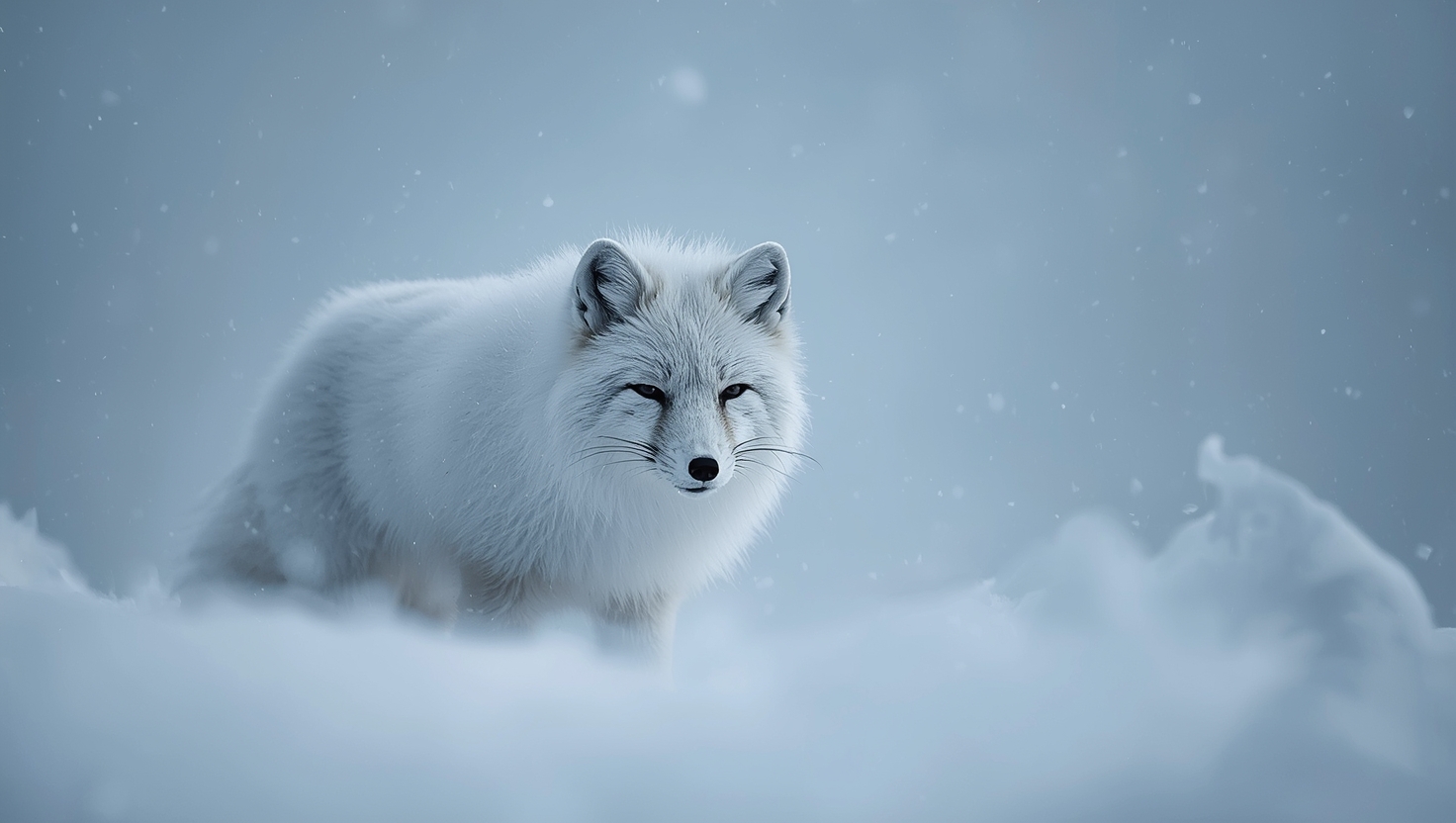 Kutup Tilkisi Mevsime Göre Kürk Rengini Değiştirir