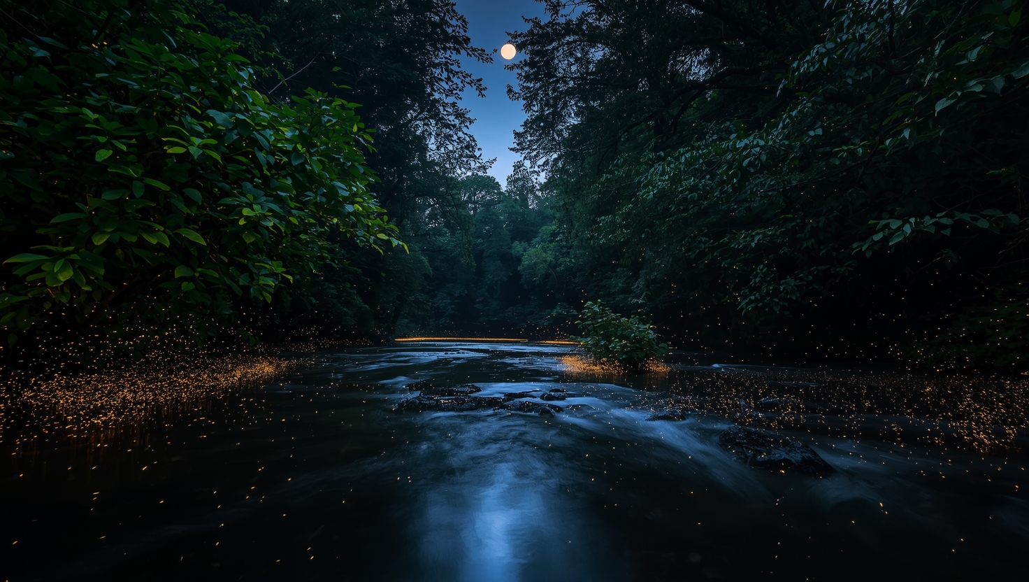 Ateş Böcekleri, Bazı Bölgelerde Senkron Yanar