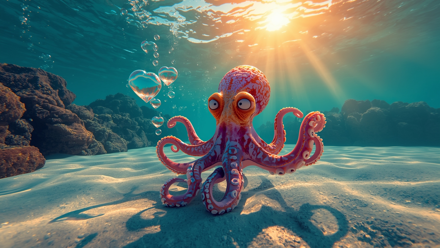 Ahtapotların 3 Kalbi ve Mavi Kanı Var!