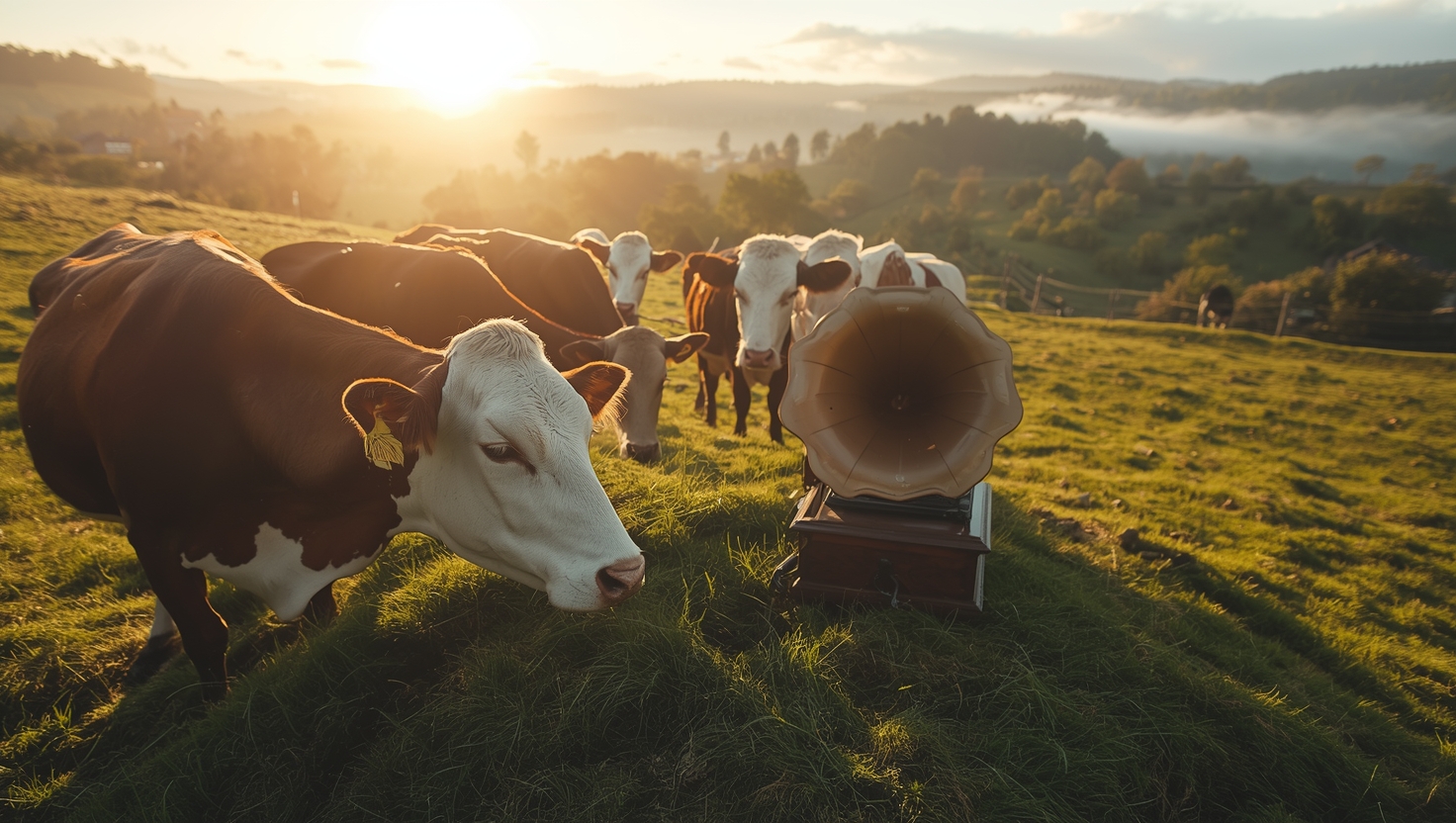 İnekler Müzik Dinlerken Daha Fazla Süt Veriyor