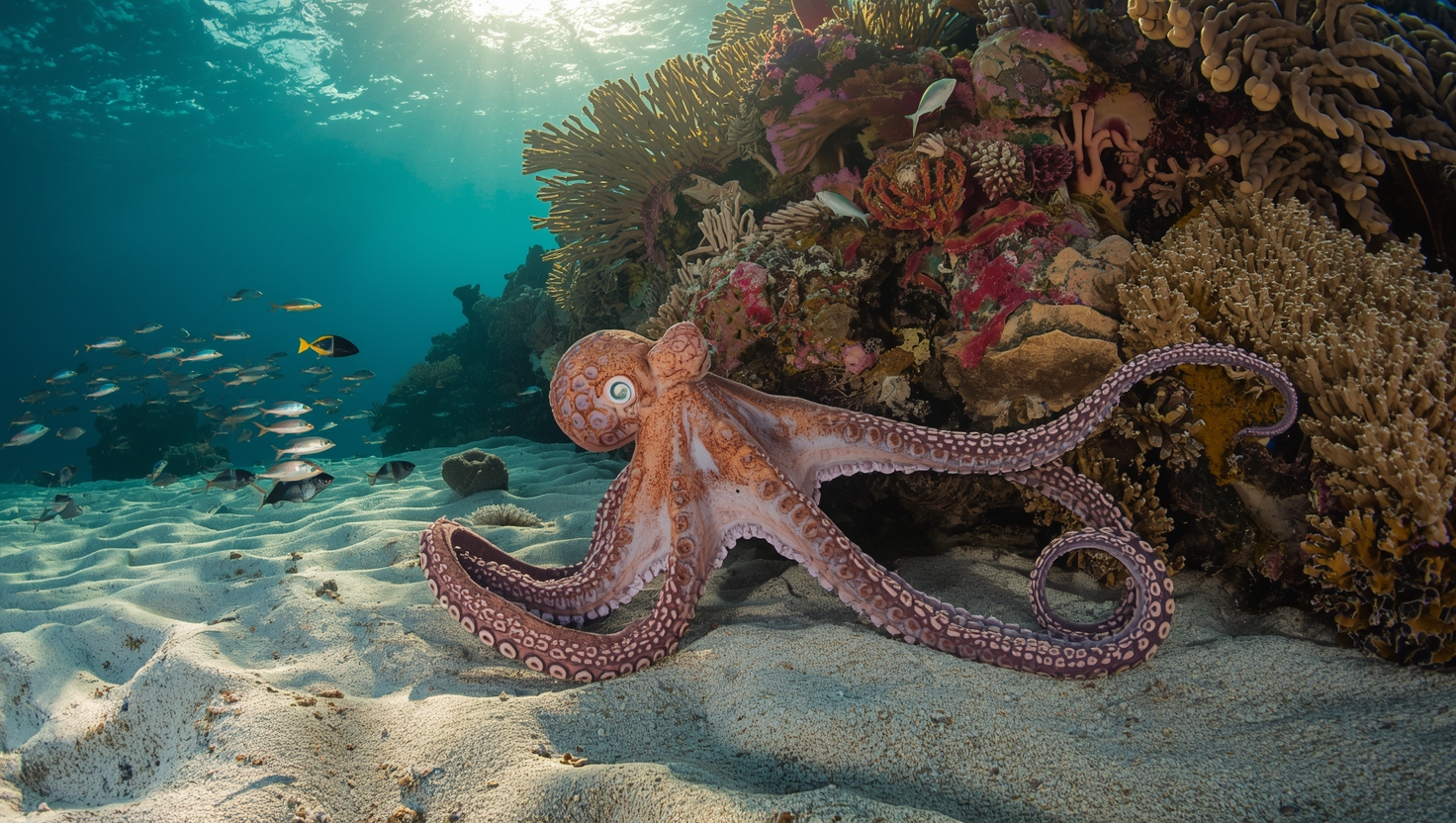 Ahtapotların Üç Kalbi ve Mavi Kanı Var