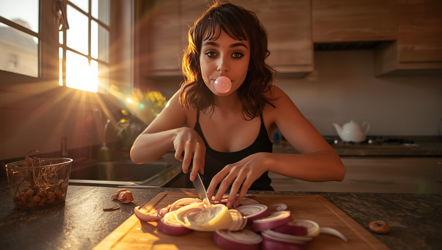 Mastigue Chiclete Para Não Chorar Ao Cortar Cebola
