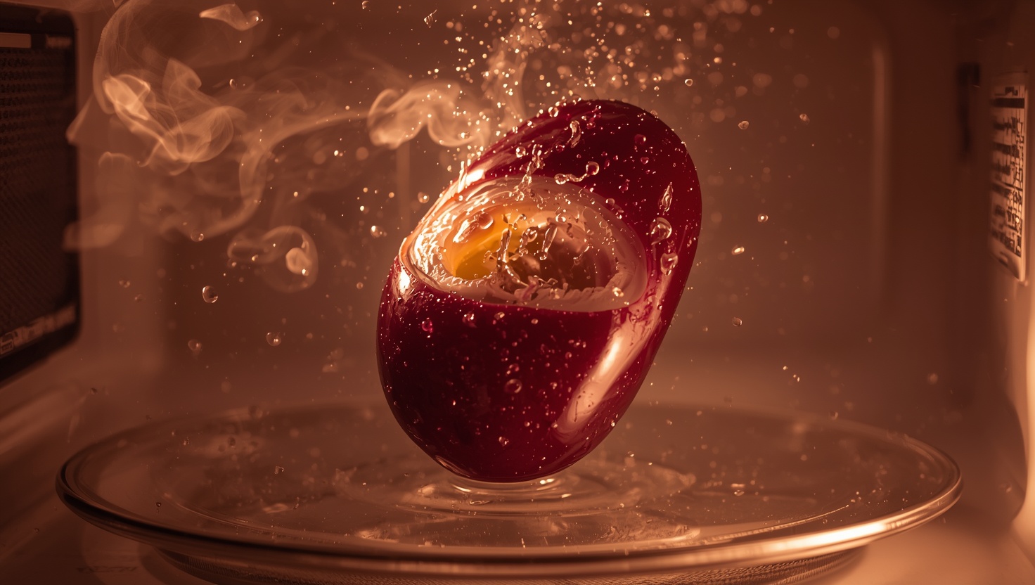 Üzümü Mikrodalgada Isıtırsanız Patlar