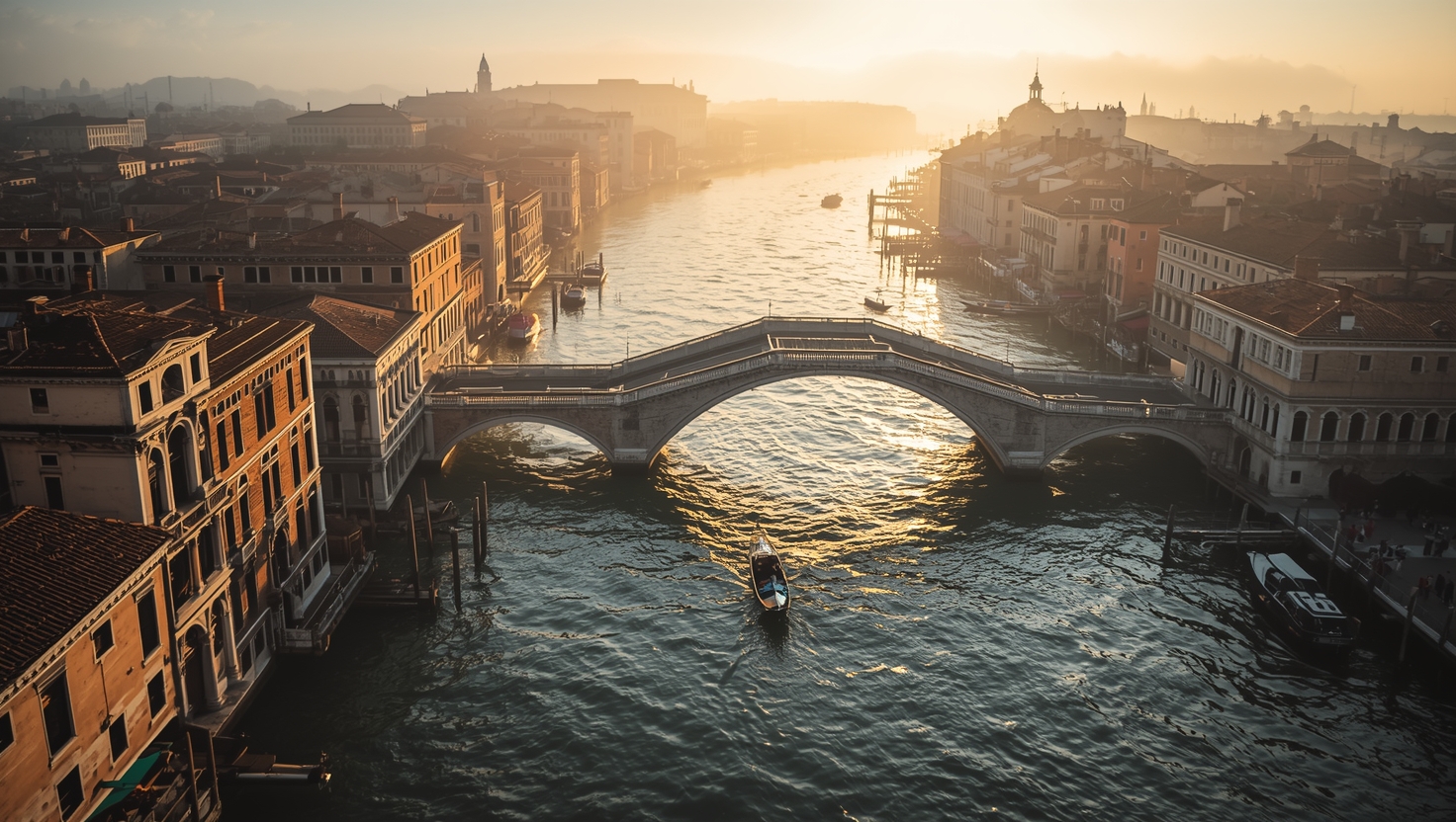 Venedik 118 Küçük Ada Üzerine Kurulmuştur