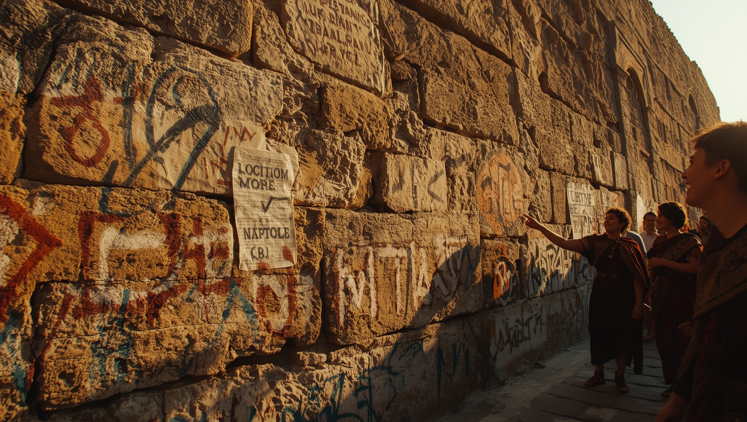كتابات بومبي على الجدران كانت “تواصلًا اجتماعيًا” قديمًا