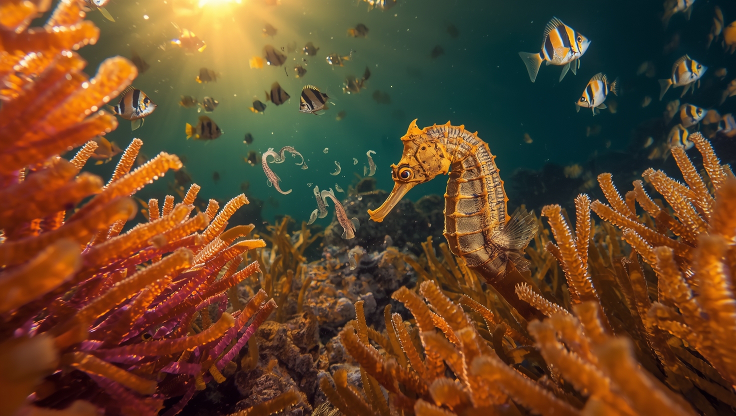 Denizatlarında Yavruları Erkekler Doğurur